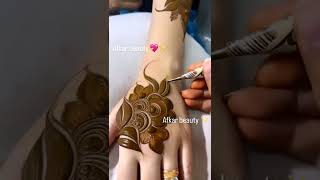 Dubai mehandi design 😘💕|aafreenbeautystudio|#subscribe #trending #mehandiart #short #shortvideo