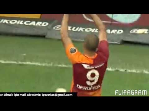 Galatasaray 1-0 Kardemir Karabükspor - Eren Derdiyok gol