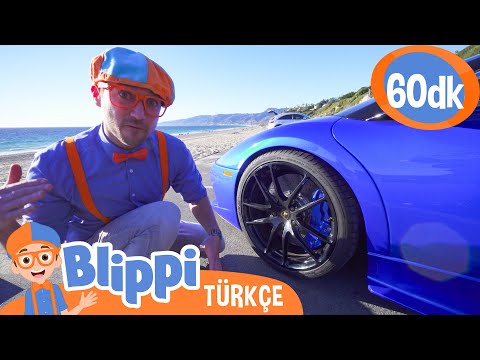 Blippi ile Spor Arabaları Keşfet 🏎️ Blippi Türkçe - Çocuklar için Eğitici Videolar