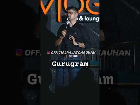 Gurugram facts | Standup comedy by Rajjat #standupcomdey #standupcomedyclub #comedyshorts