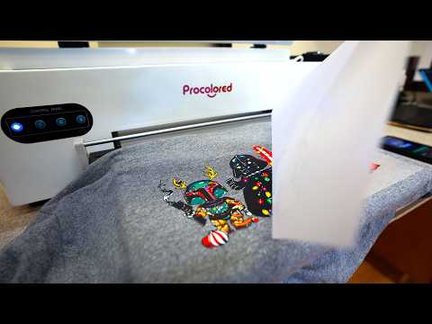 Making Shirts with a Printer?  Procolored DTF F13 Panda