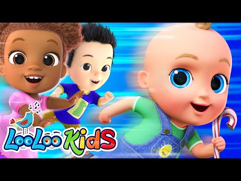 Catch Me If You Can, Nana! 🏃‍♂️🎶 | LooLoo Kids Best Action Songs for Kids