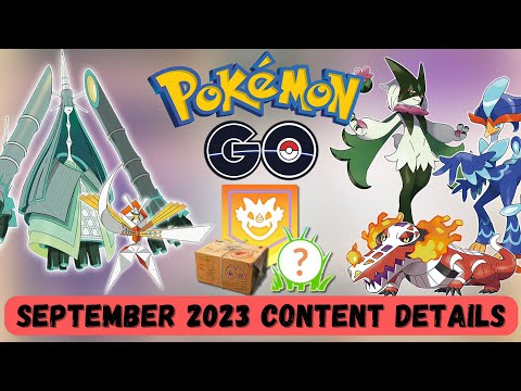 NEW September 2023 Content Coming to Pokémon Go!