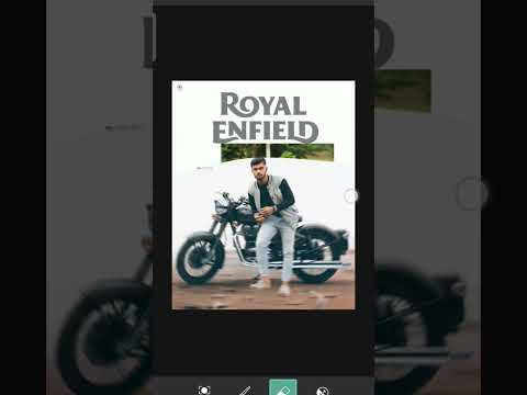 picsart photo editing 🥵😱 // picsart background change editing #picsart #royalenfield #shorts