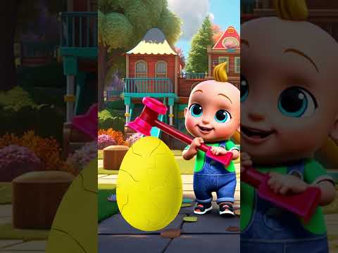 Surpirse Eggs 🥚 Colorful Cars - LooLoo Kids - HappyTUNES #loolookids #shorts