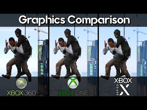 GTA V Expanded and Enhanced Comparison - Xbox 360 vs Xbox One vs Xbox Series X