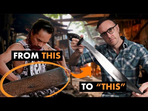 Filipino Master Makes Legendary Blade from Literal Trash