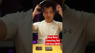 REAL Noise Cancellation Test - Full Video Below 👇 #bose #anc  #ancheadphones #techreviews