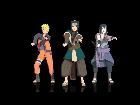 【Naruto MMD/2K/60FPS】- Pull Up - Naruto*Haku*Sasuke