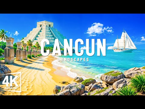 Cancun 4K – A Paradise of Turquoise Waters and Ancient Wonders - 4K Video Ultra HD