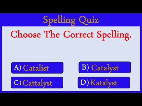 Spelling Quiz 66: Can You Spell Correctly? Find Out.