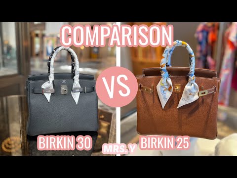 Hermes Birkin 25 Vs Birkin 30 | Birkin sizes comparison | Which birkin size is better?