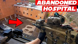 Abandoned Hospital Tokyo Marui SCAR-H Airsoft Gameplay!