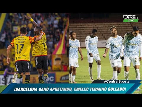 ¡BARCELONA GANÓ APRETANDO, EMELEC TERMINÓ GOLEADO! #CENTRALSPORTS Prg. #921