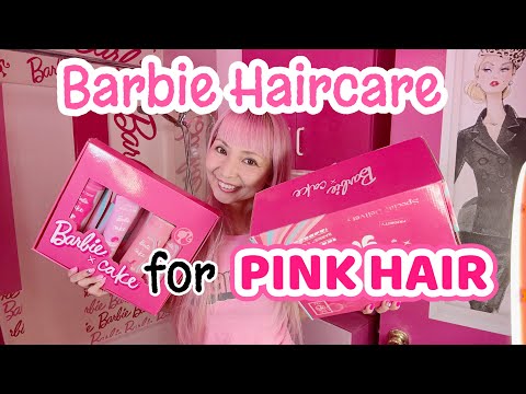 CAKE BEAUTY x BARBIE Totally Hair Care for PINK HAIR!