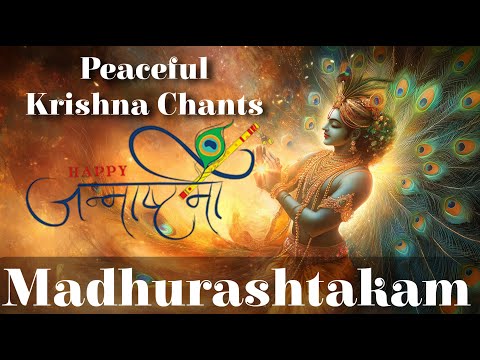 AUSPICIOUS KRISHNA CHANTS on JANMASHTAMI for PROSPERITY and PEACE | ADHARAM MADHURAM MADHURASHAKAM