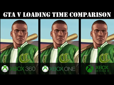 GTA V Loading Time Comparison (360, XONE, XBOX SERIES X)