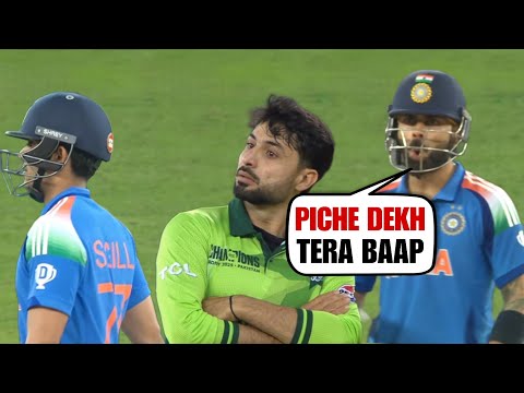 Virat Kohli did this behind when Abrar Ahmed showed Send off attitude to Shubman Gill, Ind vs Pak