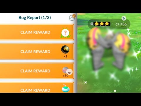 Pokémon Go Bug Report Special Research | Community Day Shiny Hunt & Rewards!