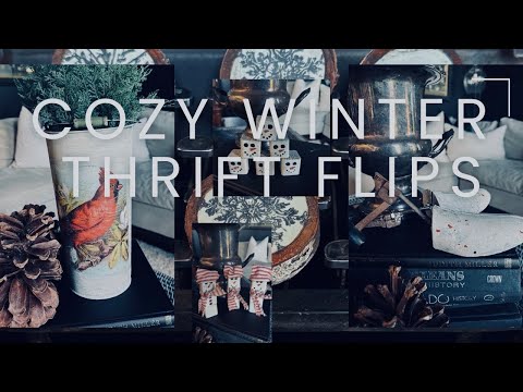 Turning Junk into Cozy Winter Decor -Five Fun & Easy DIYS