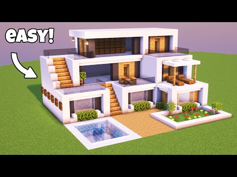 Minecraft Ultimate Modern House Tutorial⚒️