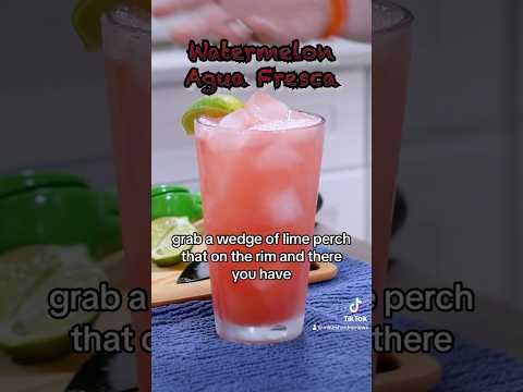 Watermelon Agua Fresca #mocktail #cocktail #recipe #drinks #mixeddrinks #watermelon #dryjanuary