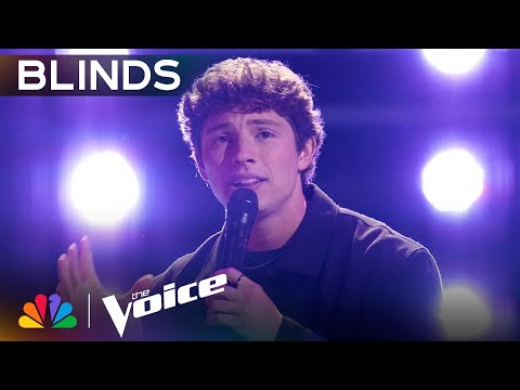 Britton Moore Wins a Four-Chair Turn With Coldplay's "Yellow" | The Voice Blind Auditions | NBC