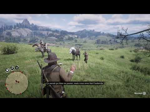 Red dead 2 : Arthur morgan se fait arrêter par les chasseurs de prime et il se font éclater