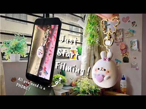 How I started filming 📷 and editing my art small business videos as a beginner using phone !