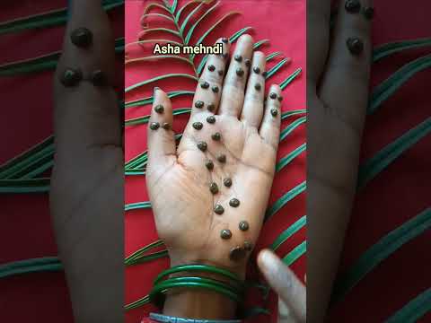 Easy trick front hand mehndi design #shorts #youtube #viralvideo #mehndi #ashamehndi