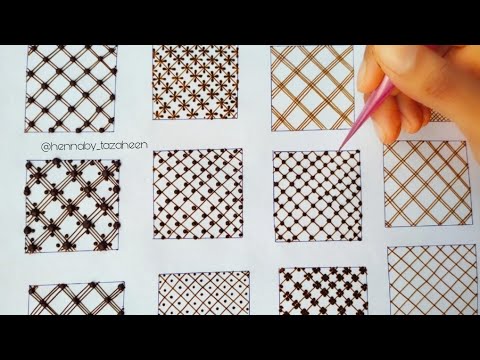 Tazaheen Henna Classes Day 2 ||Learn Detailed Henna with Tazaheen Henna Classess 2022