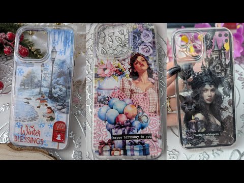 ASMR | DIY phone case insert TikTok compilation | No speaking | Journal with me | anti-stress sounds