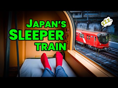 Private Cabin on Japan's SLEEPER Train | The Seto Sunrise Express