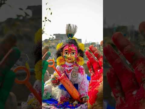 Holi || #holi #rangoli #bihari #vrindavan #mathura #goverdhan #barsana #vrindavandham #reels #shorts