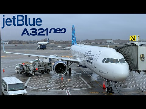 BUSINESS  🇺🇸  New York - Paris  🇫🇷  JetBlue Airbus A321neoLR  [FULL FLIGHT REPORT] Mint