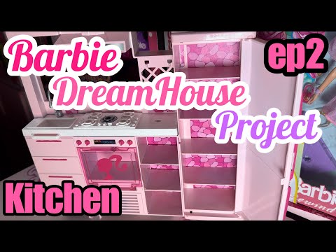 Barbie DreamHouse DIY Project ep2 Barbie Movie Kitchen