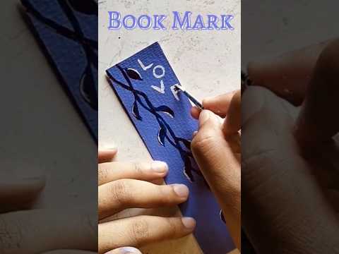 Let's make a Book Mark😇 #shorts #bookmark #art