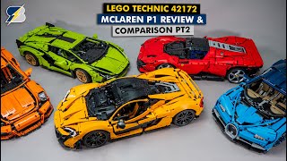 LEGO Technic 42172 McLaren P1 detailed building review part 2 - features, comparison & more!