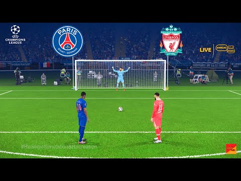 PSG vs Liverpool | UEFA Champions League | Penalty Shootout | Dembele vs Salah | PES 21