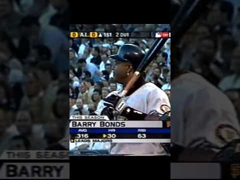 Giants Barry Bonds At Bat 2003 #MLB All-Star Game #baseball