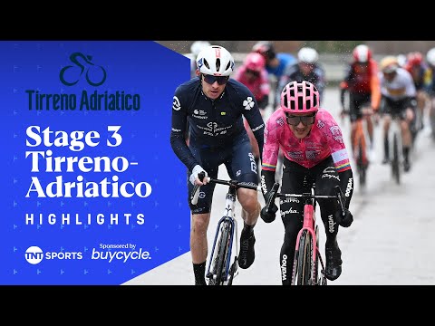 IMPORTANT VICTORY! 👍 | Men's Stage 3 Tirreno-Adriatico 2025 Race Highlights | TNT Sports Cycling