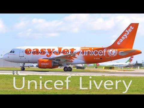 easyJet unicef livery