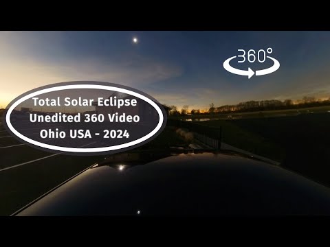 360 Views Of Total Solar Eclipse In Ohio USA: A Skate Break With A Twist