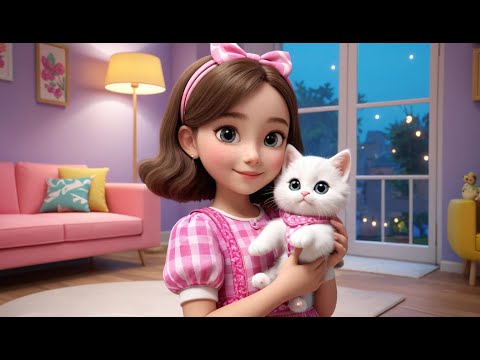 Emma Had a Tiny Cat Rhyme Song | Popular Nursery Rhyme | Educational Kids Songs