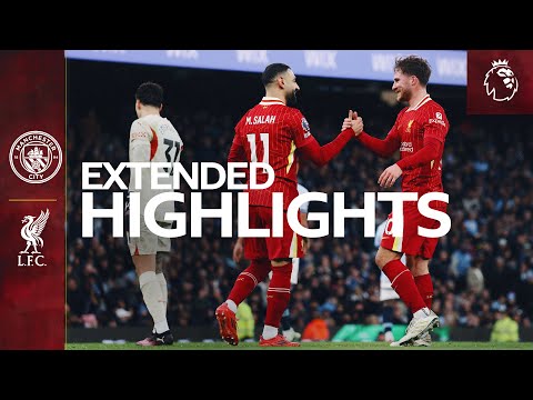 Extended Highlights: Manchester City 0-2 Liverpool | Salah & Szoboszlai Goals