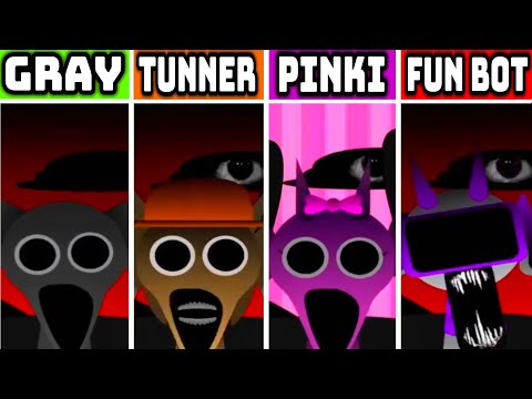 Incredibox Sprunki - But This Time Everyone Is Gray, Tunner, Pinki and Funbot!