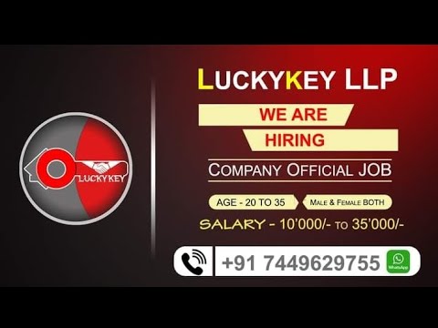 #JOB #Luckykey #Bazaar_Luckykey #Full_Time #Part_Time #Home_Job