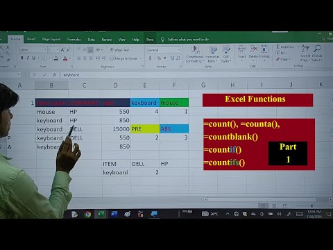 excel function count function  part #excel #excelfunction #count #countif #countifs #formula