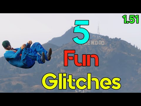 5 Fun Glitches in GTA Online - 1.51 #10