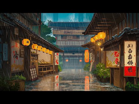 RAINING IN ＯＳＡＫＡ 🌧️ Rain Lofi Songs To Make You Feel Better 🌧️ Lofi Hip Hop 🌧️ Japanese Lofi